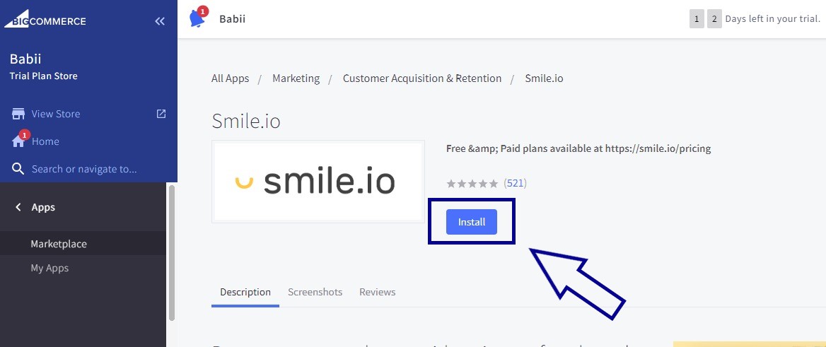 Install your chosen app 